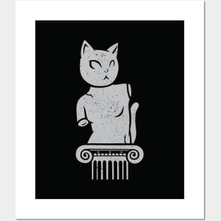 Greek Cat Statue Venus De Milo Venus de Meowlo Posters and Art